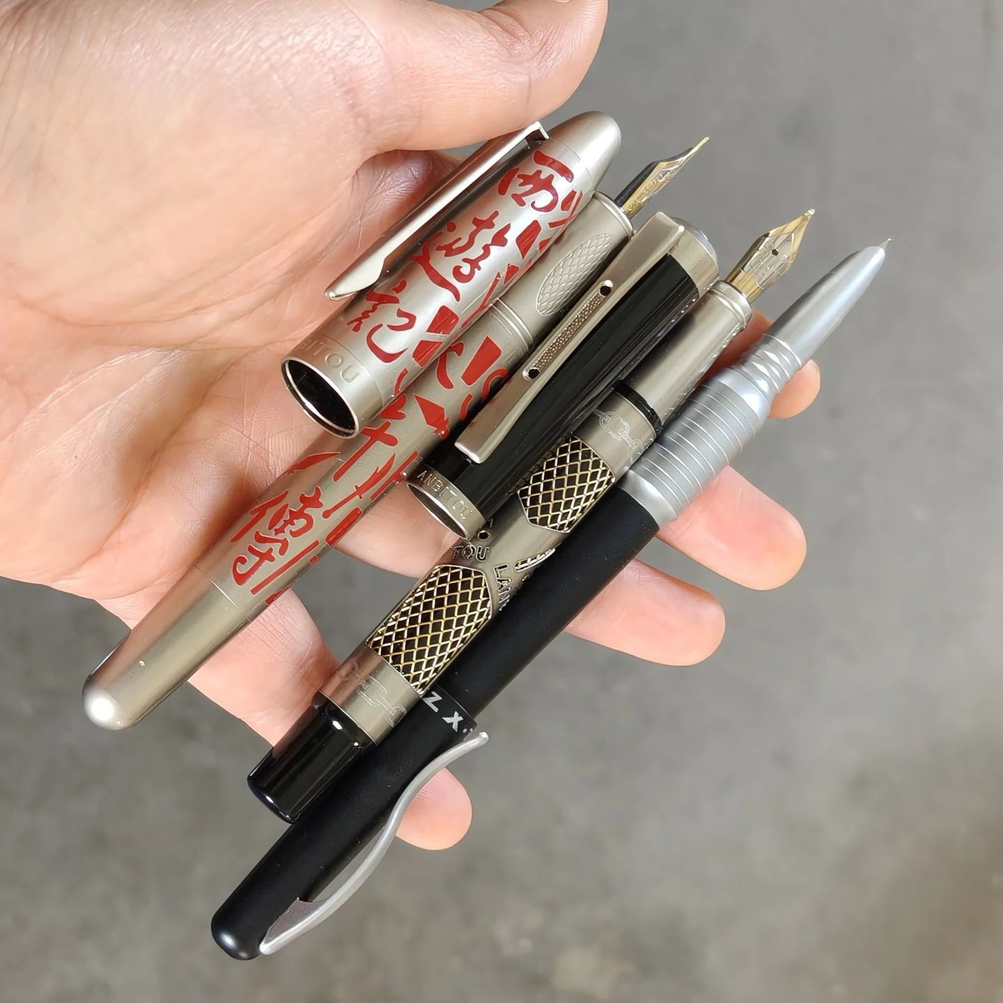 Vintage Collectible Pens - 3 długopisy, stare, vintage, rzadkie pióra