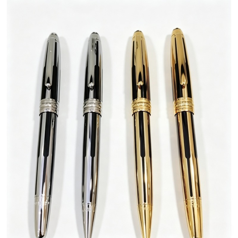 Vintage Collectible Pens - Tania Wyprzedaż Złoty Długopis MB163 Czarny