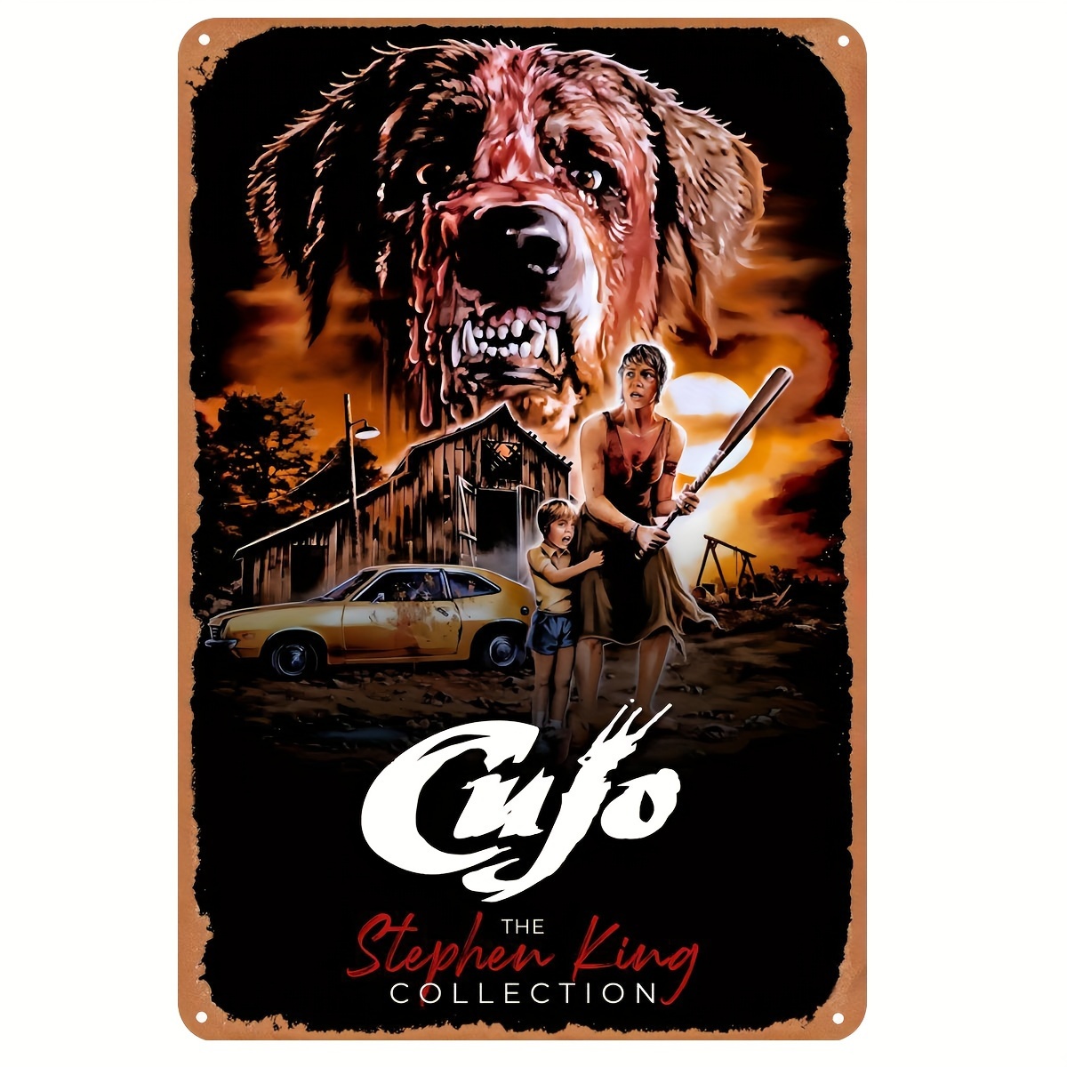 Cujo (1983) Vintage Metalowy Z – Vintage Collectible Posters recenzja i cena