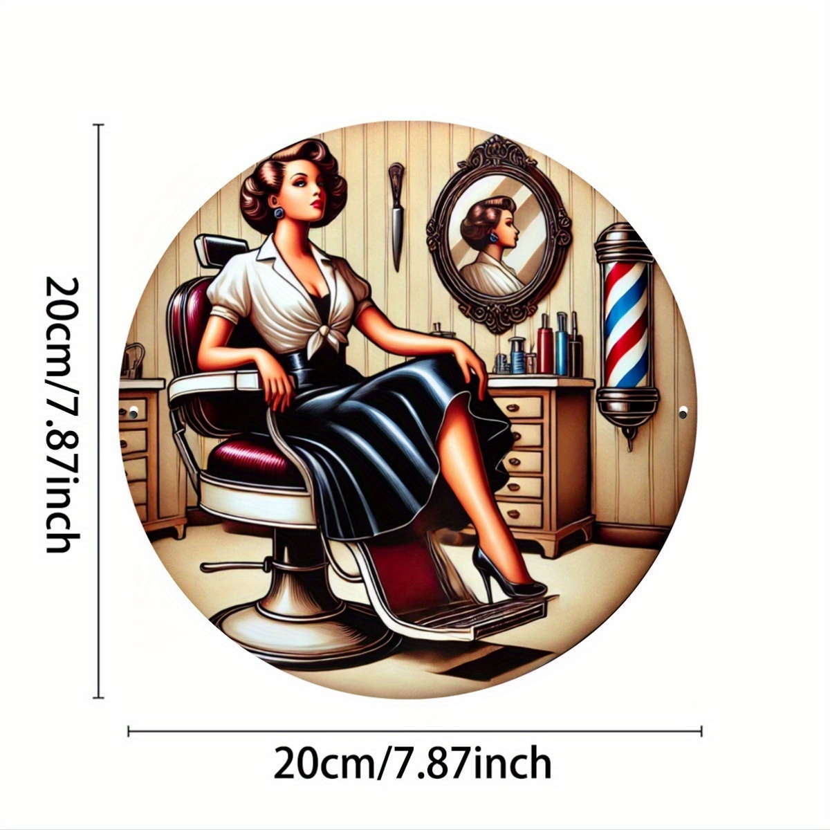 1 szt. Metalowy szyld w stylu  – Vintage Collectible Plates recenzja i cena