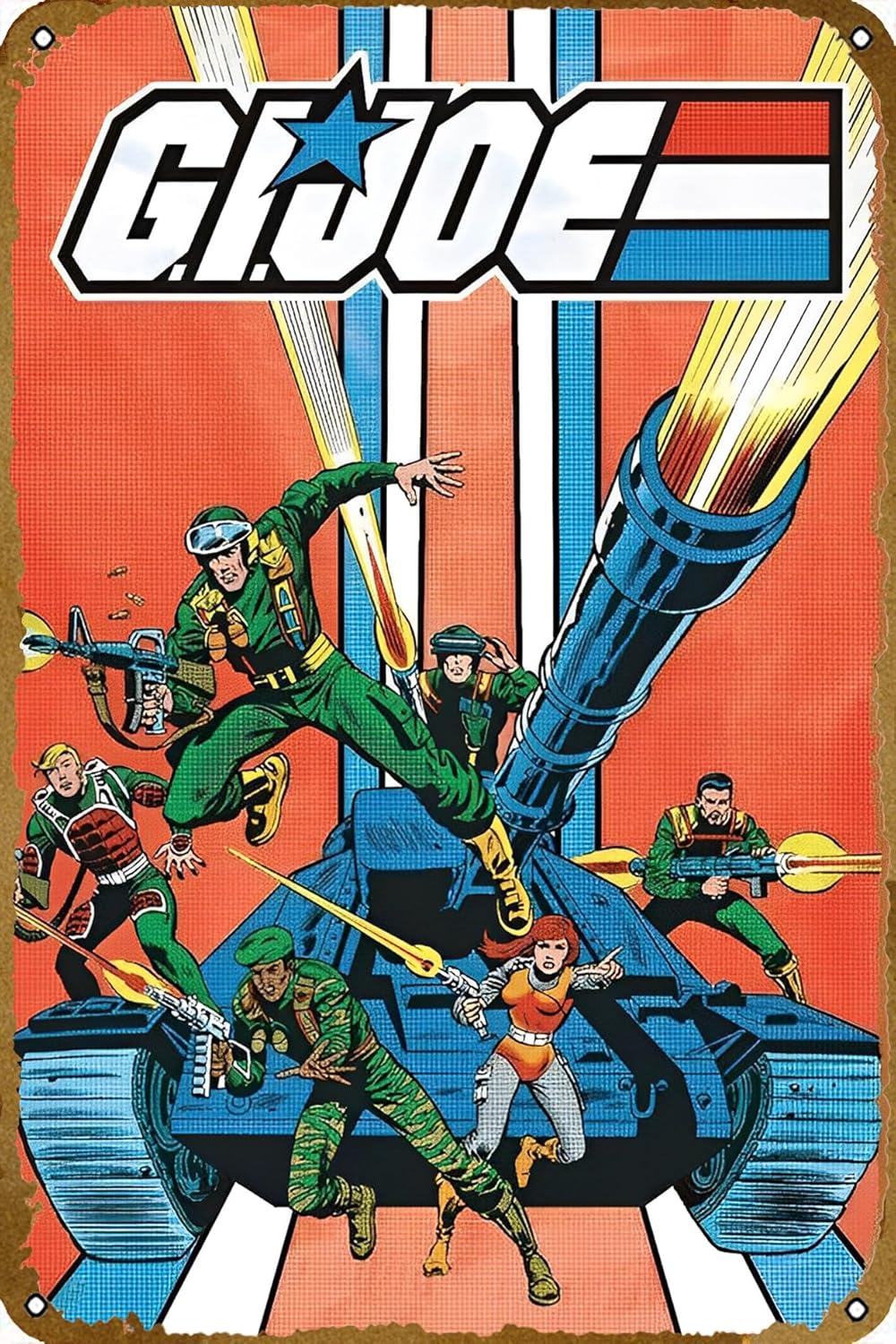 Gi Joe – Czołg – Plakat Vintag – Vintage Collectible Posters recenzja i cena
