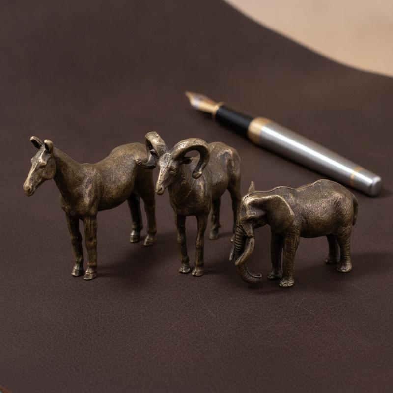 Figurki zwierząt z litego mosi – Vintage Collectibles Store recenzja i cena
