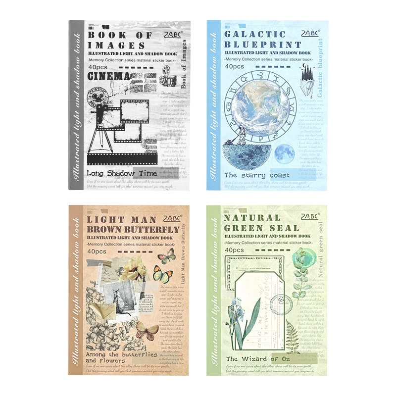 40 arkuszy ilustrowanej serii  – Vintage Collectible Books recenzja i cena