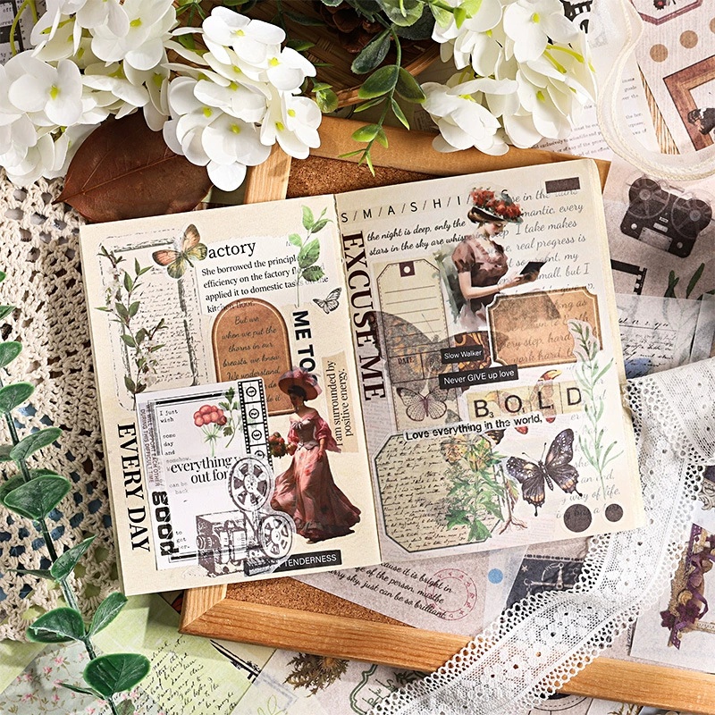 40 arkuszy ilustrowanej serii  – Vintage Collectible Books recenzja i cena
