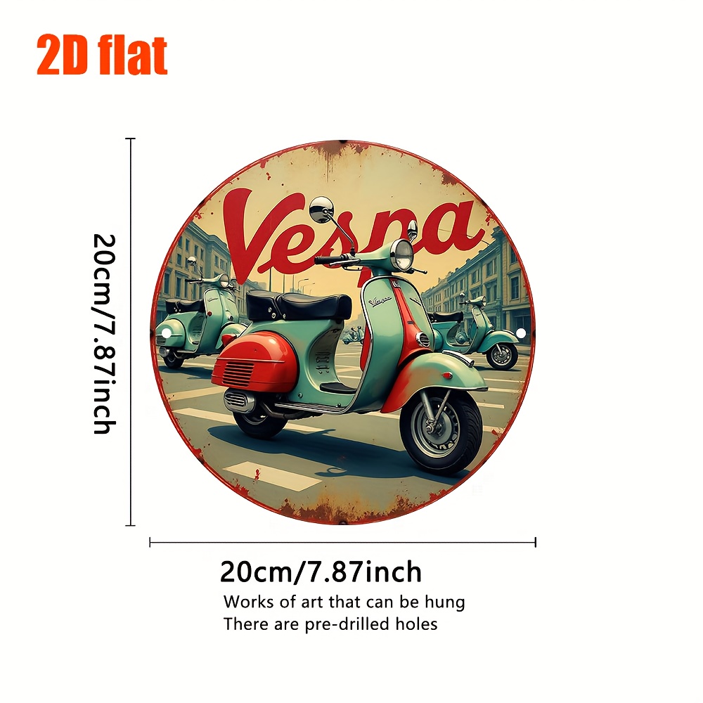 Metalowa tabliczka ścienna 2D  – Vintage Collectible Plates recenzja i cena